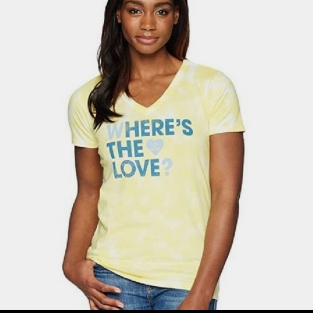New| Life Is Good | Where's The Love | Tie Dye Tee